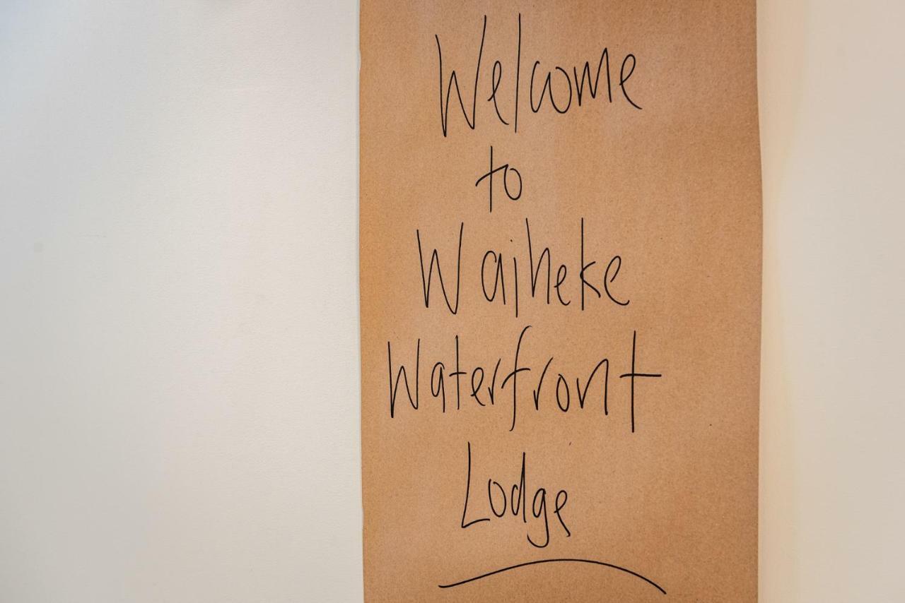 Waiheke Waterfront Lodge Oneroa エクステリア 写真